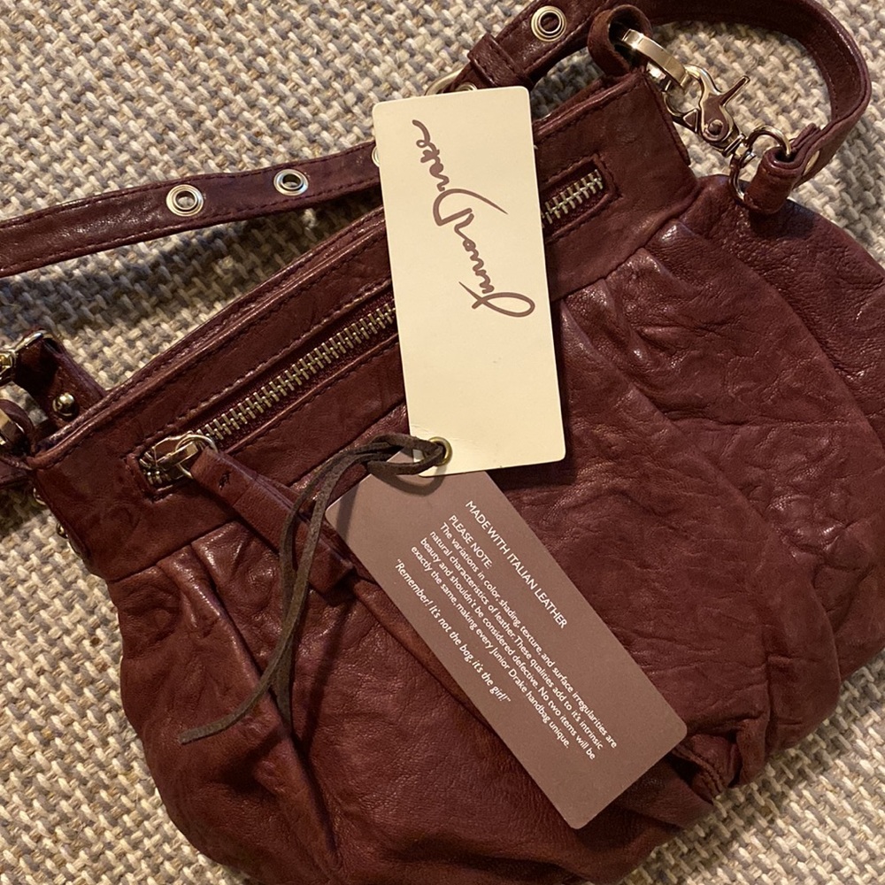 COPY - Junior Drake Italian leather bag